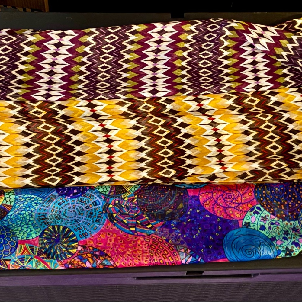 Colorful Geometric Pattern Scarf